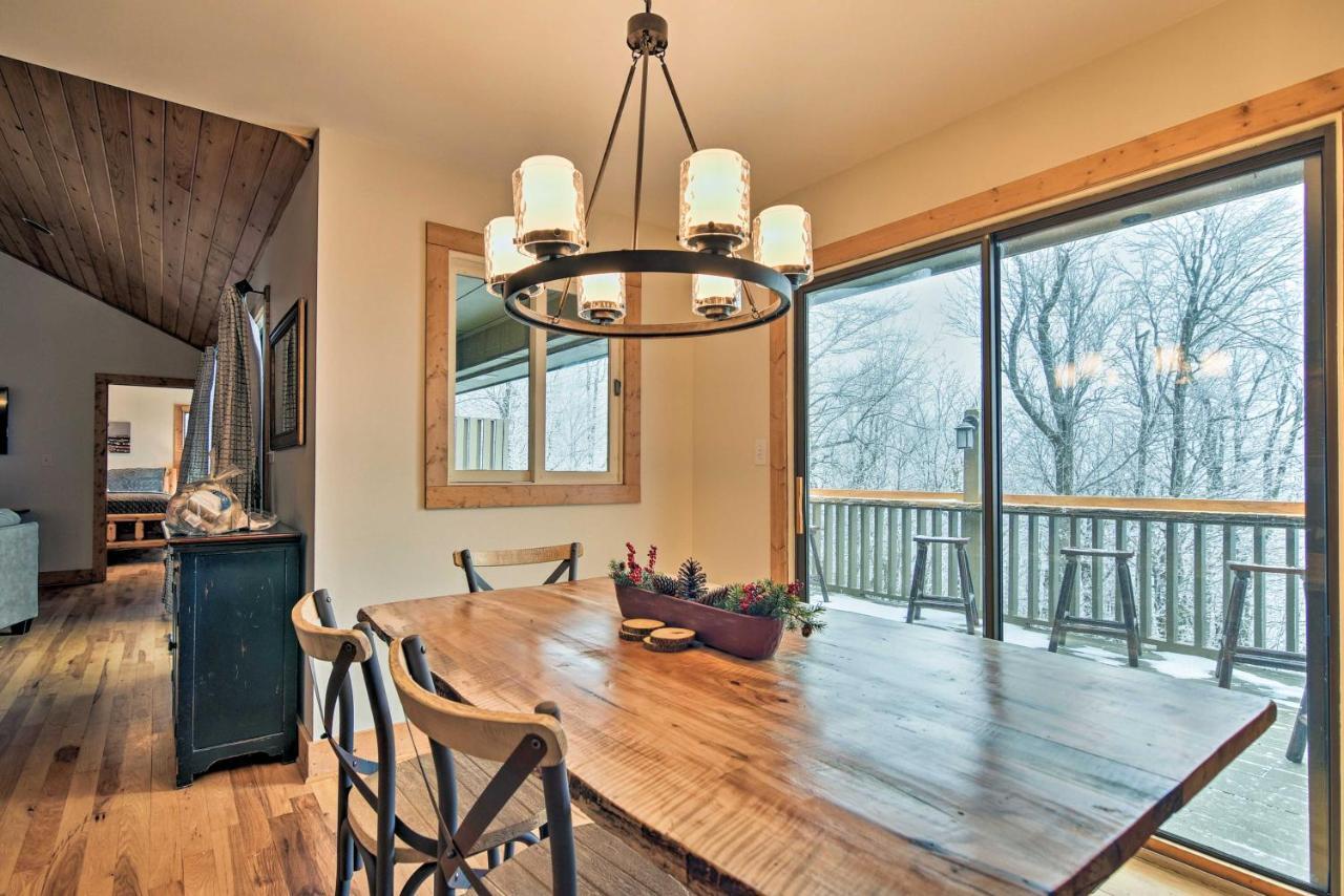 Cabin With Hot Tub And Mountain Views Less Than 5 Mi To Boone بيوينغ روك المظهر الخارجي الصورة