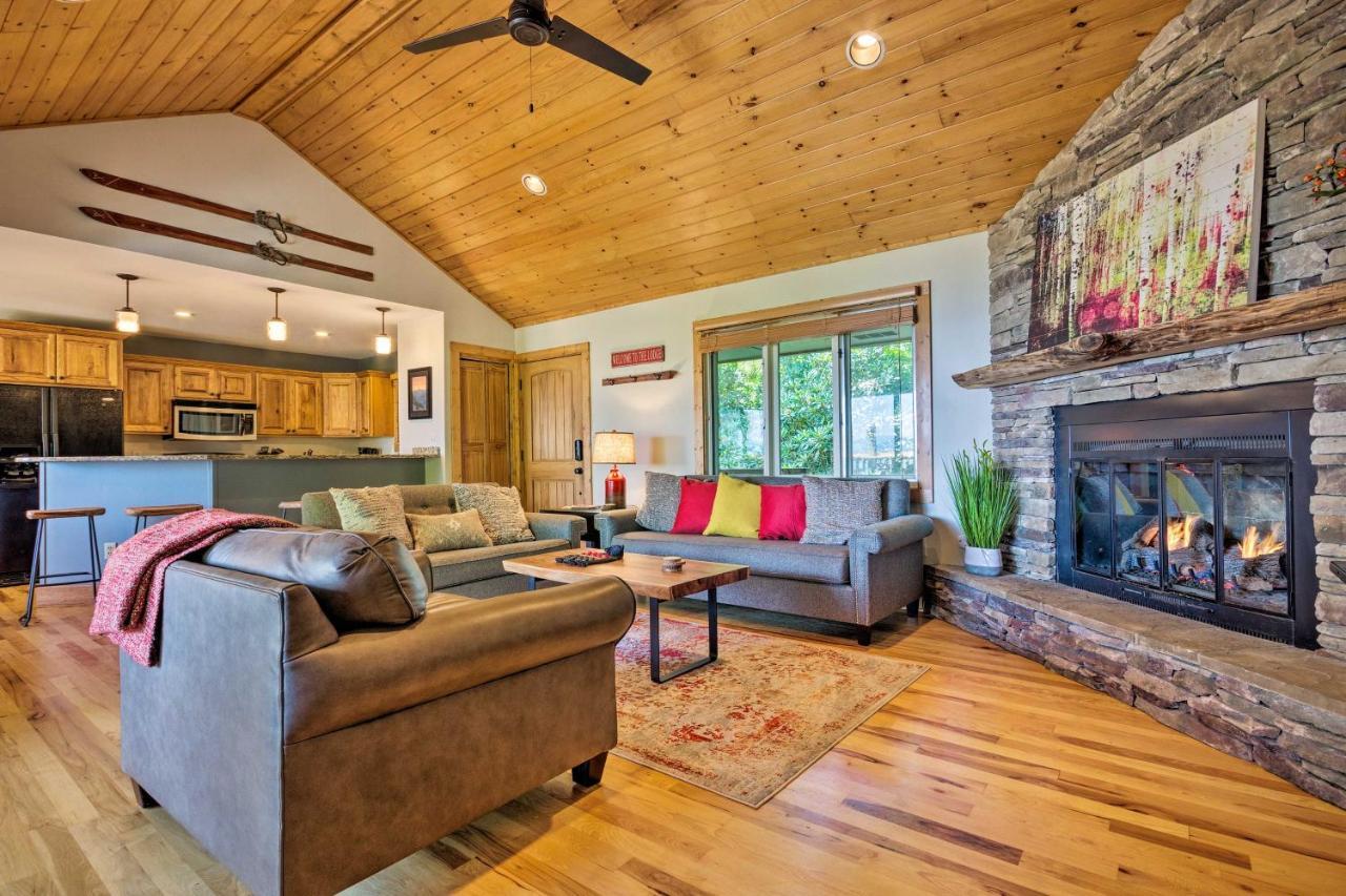 Cabin With Hot Tub And Mountain Views Less Than 5 Mi To Boone بيوينغ روك المظهر الخارجي الصورة