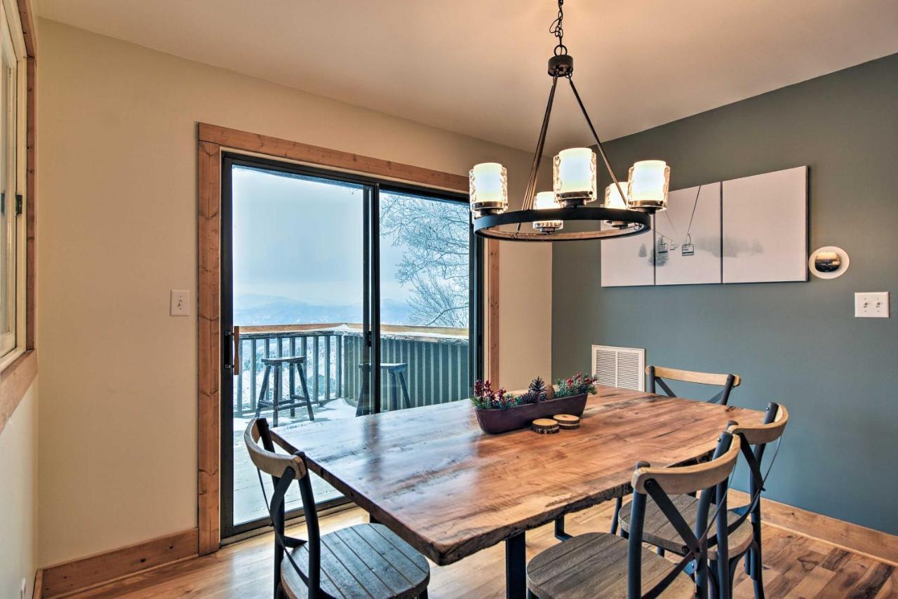 Cabin With Hot Tub And Mountain Views Less Than 5 Mi To Boone بيوينغ روك المظهر الخارجي الصورة