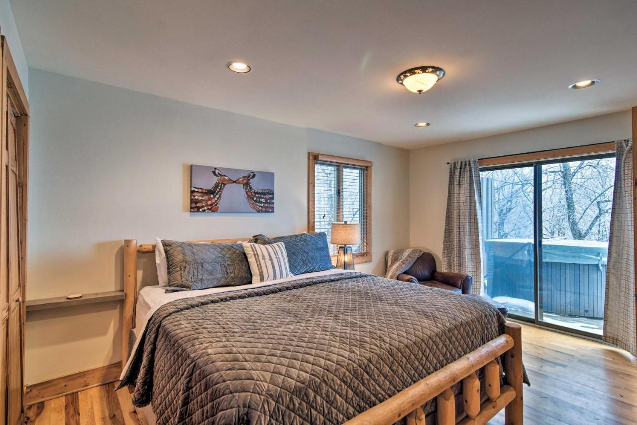 Cabin With Hot Tub And Mountain Views Less Than 5 Mi To Boone بيوينغ روك المظهر الخارجي الصورة